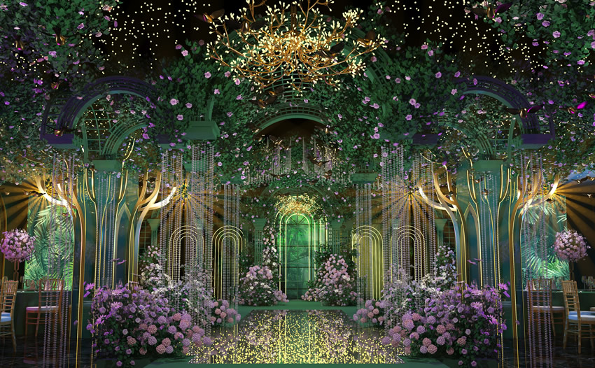 江安奇妙森林婚礼堂效果展示