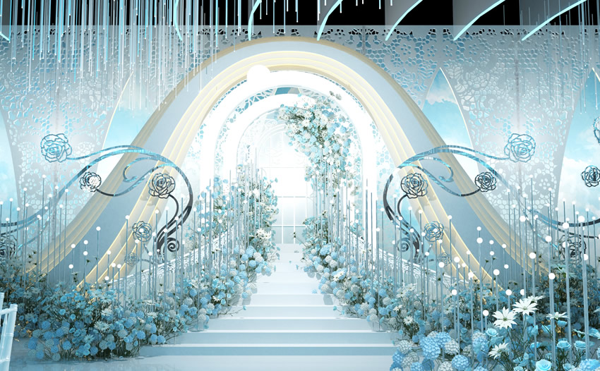 江安釡香烙馍村水晶厅效果展示